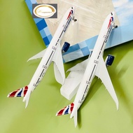 Display model of boeing 777-300 aircraft from BRITISH Airlines "BRITISH AIRWAYS" single-body wheels,
