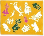 Jikanstyle 05838 Moomin Handkerchief, Dyed, Moomin Friends, Approx. 16.9 x 13.0 inches (43 x 33 cm),