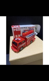 (二手)車全新 盒況如圖 TOMICA 13 舊紅標 RESCUE WORK CAR 消防車