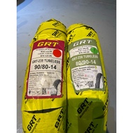 TAYAR GLOBAL RUBBER GRT-238 TUBELESS (BUNGA DIAMOND) COMBO/PCS 80/90/14-90/80/14