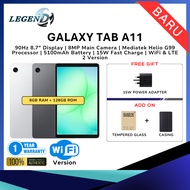 Samsung Galaxy Tab A11 (8GB+128GB) Original Tablet | WiFi & LTE Version | 90Hz 8.7 inch Display