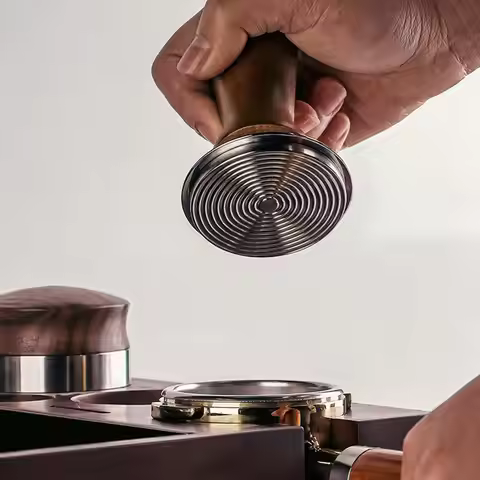 51/53/58mm New Depth Coffee Tamper Calibrated Steady Espresso Froce Barista Pressure Tool Distributo