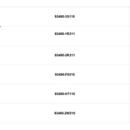 For Hyundai KIA 93490-3S110 93490-1R311 93490-2W310 93490-3R311 93490-F0310 93490-H7110