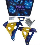 MESIN Engine Cover 2-tone Vixion Mx King Xabre R-15 Engine Cover