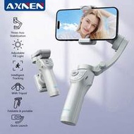 3-Axis Handheld Smartphone Gimbal Stabilizer With Tripod, Portable & Foldable, Ideal For Vlogging, L