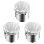 WOOWOOZ 3Pcs Reusable Beer Home brew Filter Bag Reusable Wine Dreg Filter Drawstring Straining Brew 