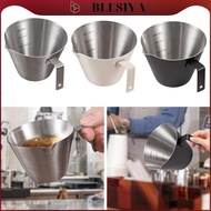blesiya Espresso Measuring Cups, Pour Cups, 4.06 Ounces, Espresso Cups with Handle for Cooking