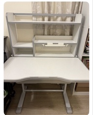 兒童書桌連書架 枱長80cm