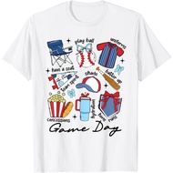 Game Day Baseball Men Field Day Baseball Lovers T-Shirt