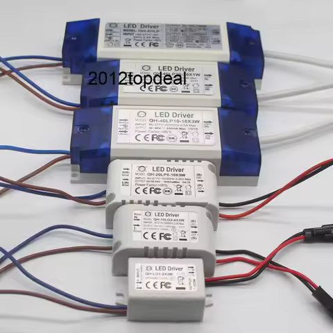 AC 85-265V 1-2x3w 2-4x3w 6-10x3w 10-18x3w 18-30x3w 600mA 650mA LED Driver Convertor Transformer For 