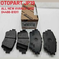 BRAKE PAD REAR ALL NEW AVANZA REAR BRAKE PAD ALL NEW AVANZA VELOZ 2022 04466-B1011