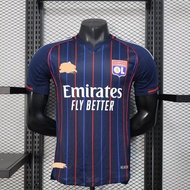 2526 Lyon away player edition short sleeved T-shirt AAA+S-3XL