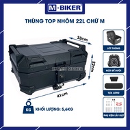 M-Biker high quality 22l aluminum box, 28l 35L 36l 45l 55L motorcycle aluminum box