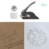 Mary Paper Embossing Pliers Exlibris Stamp Embossing Sealing Stamp Metal Seal Embosser for  Envelope