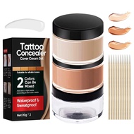 Tattoo Cover Up Makeup Waterproof Tattoo Concealer Waterproof and Sweatproof Suitable for Scars Spot