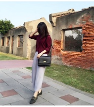 編織小方包 - 手工真皮包包