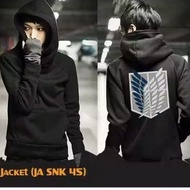 Anime jacket eren jeager AOT ninja sweater harajuku attack on titan SNK finger
