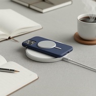 15W MagSafe Wireless Charging Pad Fast Charge for iPhone and Samsung Phones Pad Pengecas Tanpa Wayar