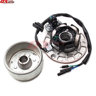 ชุดแม่เหล็กไฟฟ้ารุ่น YX Silver Flying Horse 150 160cc ไม่มีแสงสว่าง สายรูปครึ่งวงเลี่ยม เหล็กแม่เหล็