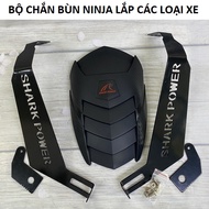 Bộ dè chắn bùn ninja 2 chân lắp Ex 150 155 Winner TFX R15V3 và nhiều dòng xe siêu ngầu loại dày