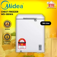 SYK Midea WD-186WA Chest Freezer Deep Freezer Frozen Meat Freezers Peti Sejuk Kecil Beku Ais Daging 186L