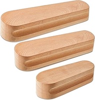 Queekay 3 Pcs Hardwood Tailors Clapper 7 Inches, 9.5 Inches 12 Inches Clapper Sewing Tool for Steam