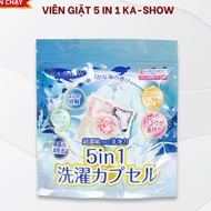 Ka Show -Viên Giặt Quần Áo Nội Địa Nhật Bản Làm Thơm Quần Áo 5in1 10gviên13 viêntúi