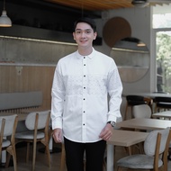 KEMEJA ALINO OFFICIAL Shirt Men's Modern Combination Pattern Long Sleevekoko 09