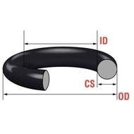 VITON O RING CS 1MM FKM75 1x5V (ID5x1MM)