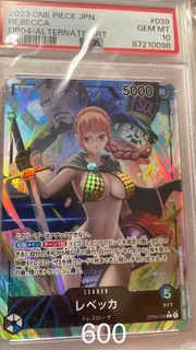 Optcg Op04 039 Rebecca 蕾貝卡 異晝 alt art leader