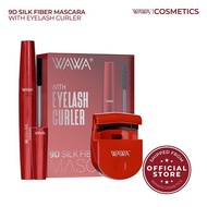 WAWA 9D Silk Fibre Mascara with Eyelash Curler