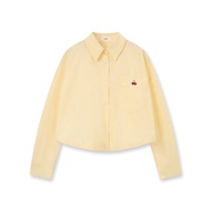 เสื้อเชิ้ตแขนยาวผ้าฝ้ายแท้ KIRSH ทรงหลวม ฤดูใบไม้ผลิและฤดูใบไม้ร่วง ทรงหลวม ทรงหลวม เสื้อเชิ้ตผู้หญิ