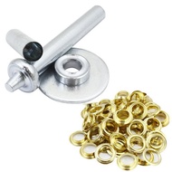 DSMAJU Grommet Set with Punch Ring Canvas Cloth Tent Bag Hole Punch Repair Kit