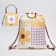 Tagi. "ฮาฮา/ป๊อปคอร์น" กระเป๋าเป้สะพายหลังแบบมีเชือกผูก กระเป๋านักเรียน EVA ขนาดเล็ก