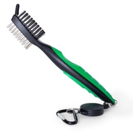 Wedge Guys Golf Club Brush Groove Cleaner with Retractable Zip-line and Aluminum Carabiner Cleaning 