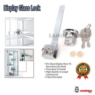 Show Window Lock Glass Sliding Door Saw Lock for Shop Showcase Counter Cabinet Lock Display Showcase Lock