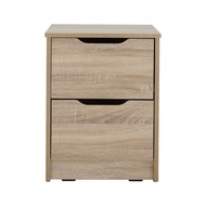 Furinbox ตู้ข้างเตียง รุ่น TIANA - สีธรรมชาติ