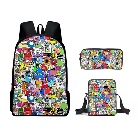 Game peripherals Alphabet Lore backpack Alphabet Legend backpack shoulder bag shoulder bag pencil ca