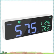 DM1306D Digital Decibel Sound Meter Smart Wall Mounted Noise Detector 30-130DB Temperature and Humid