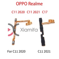 For OPPO Realme C17 C11 2020 C11 2021 Power Switch Button Sound Volume Flex Cable Replacement Part