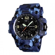 多功能戶外運動手錶【藍迷彩】