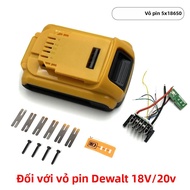 Dewalt Pin Li-ion Ốp Lưng Bảo Vệ Sạc Bảng Mạch PCB 18V 20V Tương Thích Với DCB183 DCB200 Hộp Bảo Quả