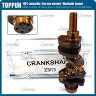 3TNV70 Crankshaft Compatible with Yanmar 3TNV70 TAKEUCHI TB216 JD XUV85 MiniExcavator 3TNV70 Engine