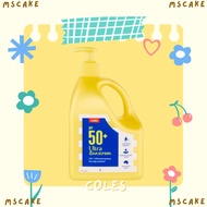 Coles SPF 50+ Sunscreen Ultra Pump 1L 500ML 100ML