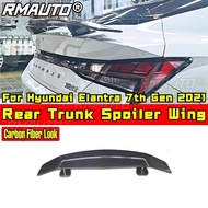 For Hyundai Elantra Rear Trunk Spoiler Wing Rear Roof Spoiler Roof Wing for Hyundai Elantra 7th Gen 