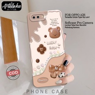 Case Hp Oppo A3S Latest Fashion Case Cat Softcase Oppo A3S Case Pro Camera Silicone Tpu Macaroon Casing Hp Oppo A3S Softcase Flex Case Cute Girls Boys Phone Protective Accessories