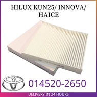 Toyota air-cond filter cabin filter hilux/innova/fortuner /hiace 014520-2650