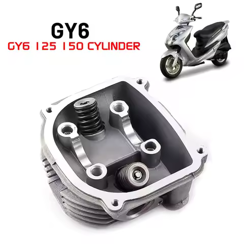 GY6 CYLINDER HEAD MOTORCYCLE PARTS GY6 150 Cylinder Head Moped Scooter GY6 125 150cc GY6 157QMJ 152Q