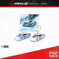 Mini GT 1/64 Lincoln Capri Christmas Hot Rod by Tim Sadchikov 2024 Christmas Edition Limited 9999 Pi