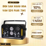 S24 plus 7in1 patterned stage light flashing with music for family theater rooms, karaoke, flight ro